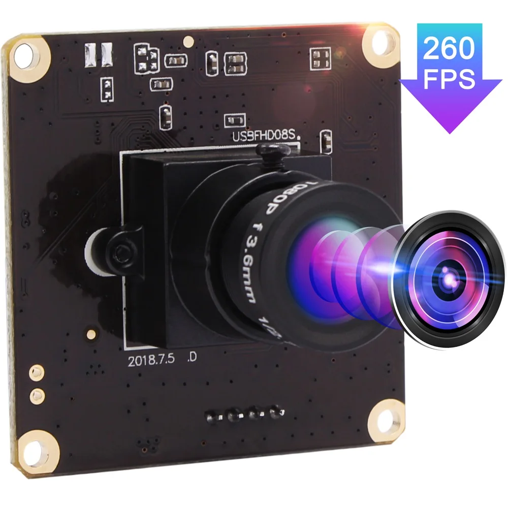 ELP High Frame Rate 260fps USB Webcam OmniVision OV4689