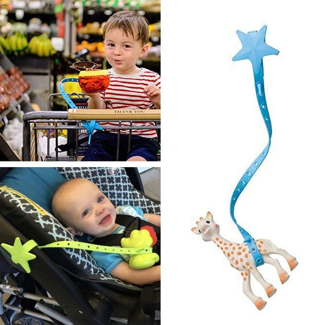 Accessoires de poussette en Silicone Non toxique, sangle de chaîne de  sucette, crochet de poussette pour bébé, porte-jouet pour nourrissons et  tout-petits - AliExpress