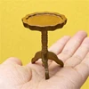 1:12 Dollhouse Mini Round Lace Table Side Table Coffee Table Model Furniture Accessories For Doll House Decor Kids Play Toys 1