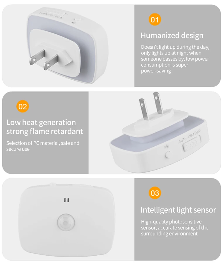 Smart Motion Sensor Night Light with Adjustable Soft Glow for Kids' Rooms and Hallways