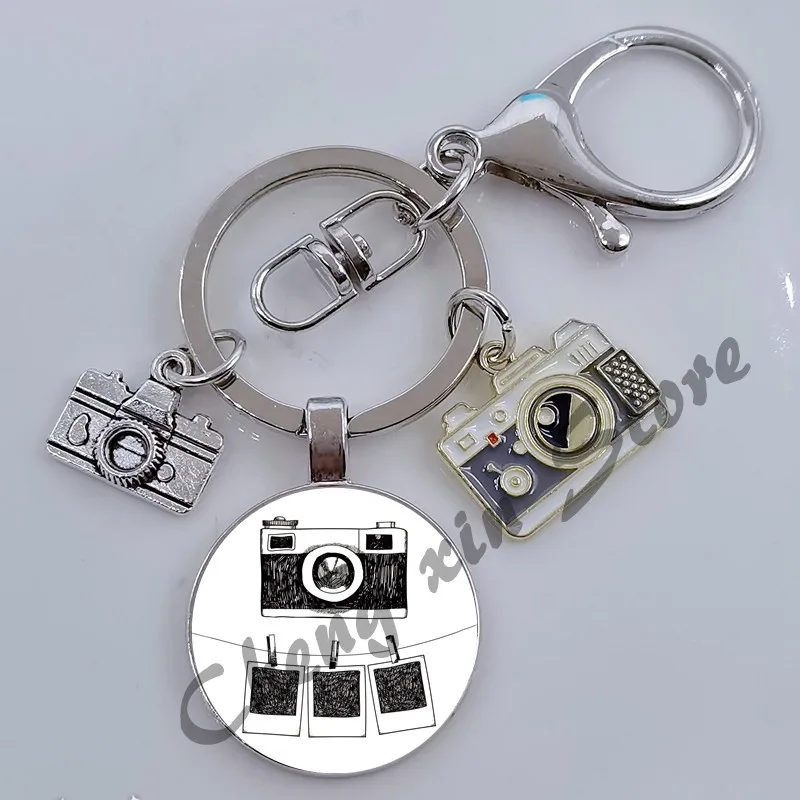 Creative Photography Camera Photo Modern Fashion Keychain Photography Decoration Camera Lovers Gift