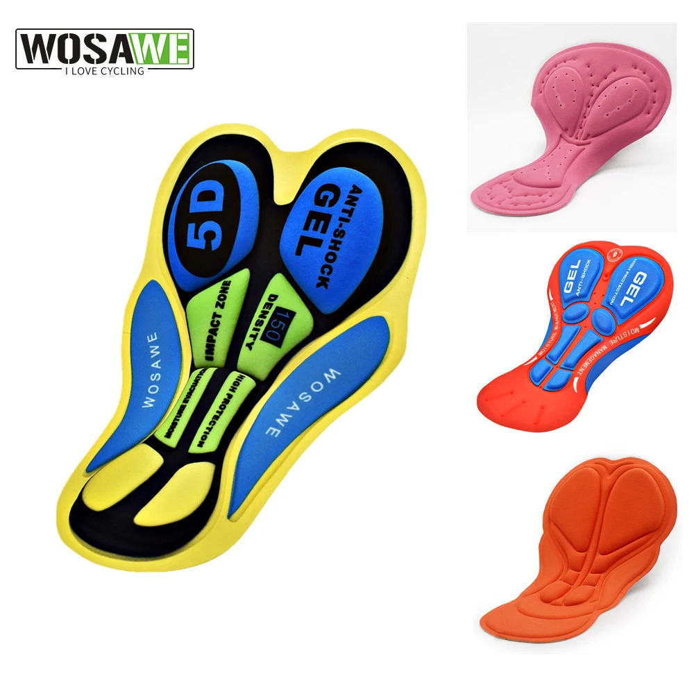 WOSAWEWomensCyclingGelPadFemaleBikeSportwearBreathableHole