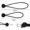 10pcs Bungee Ball Tarps Canvas Tarpaulin Flagpole Ties Cord Ends Elastic Rope Lace Fixed Boat Pole Camping Tent Accessories 3