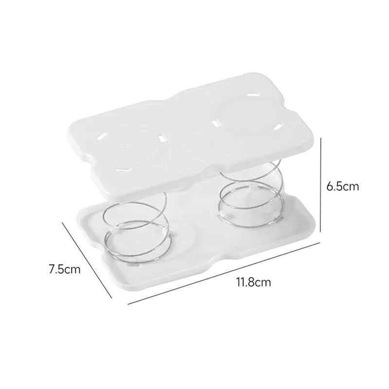 Tissue Dispenser Spring Support Automatic Lifting Spring Loaded Tissue Holder Easy Pick Up Tissue Container Suit for 90% Box 2