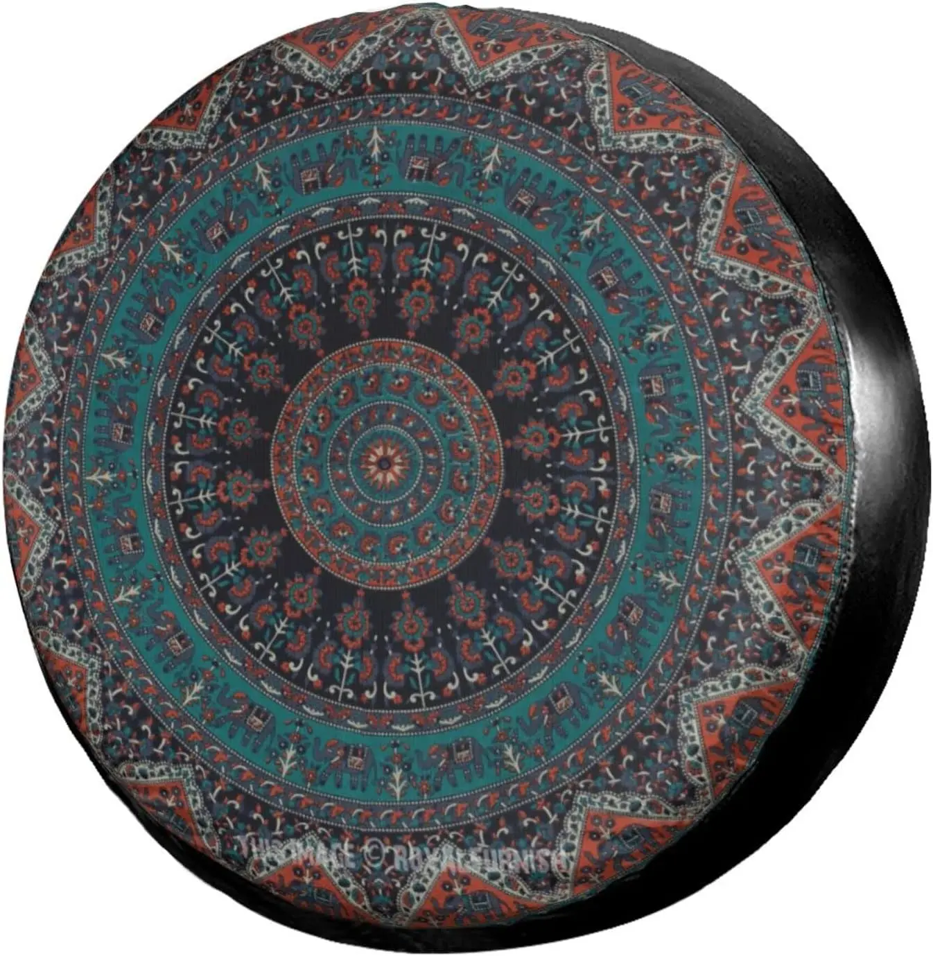 

Bohemian Mandala Spare Tire Cover Dust-Proof Wheel Tire Cover Fit Trailer RV SUV and Many Vehicle 14" 15" 16" 17" Inch