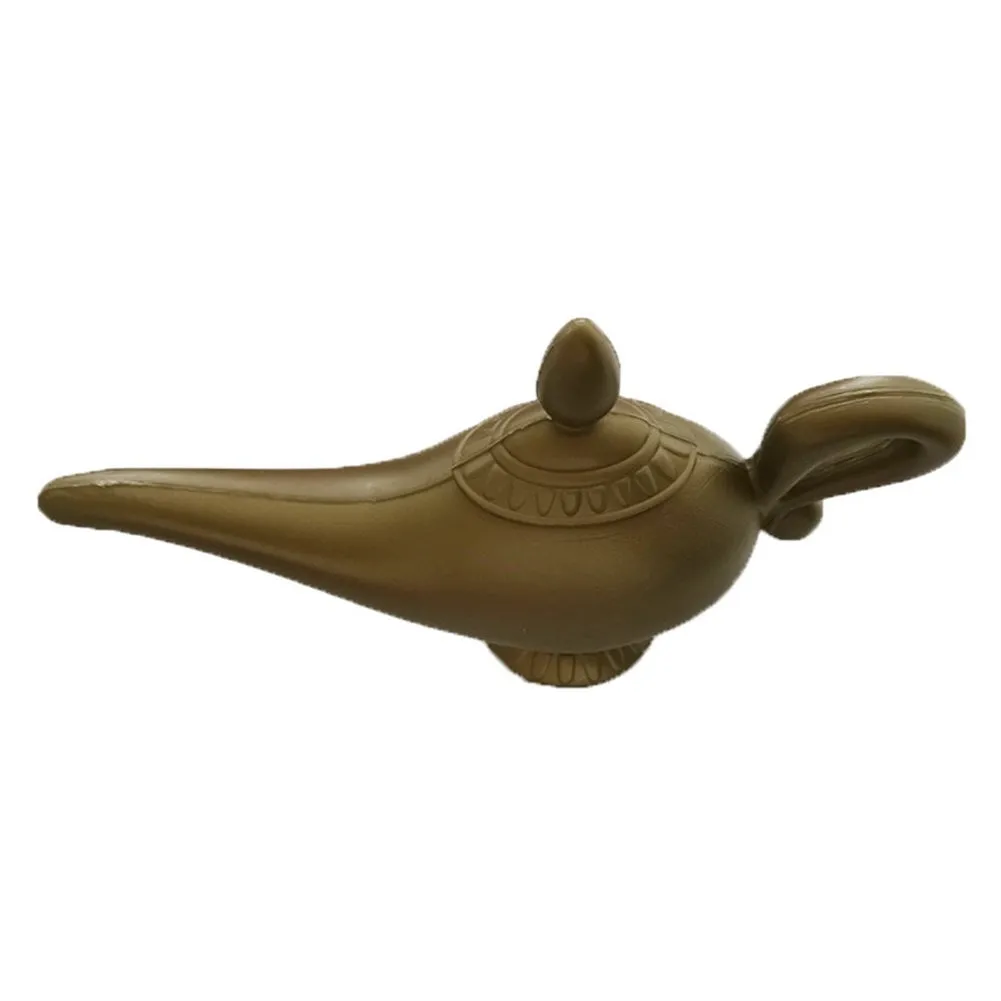 Costume Di Plastica Prop Aladin Lamp Christmas Panto Aladdin Lamp Shape Tea Pot Cartoon Genie Lamps Home Party Ornament Crafts