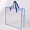 Use The Side Zipper Fully Transparent PP Film-covered Woven Oversized Storage Bag Luggage and Clothing Packing Bag. 6