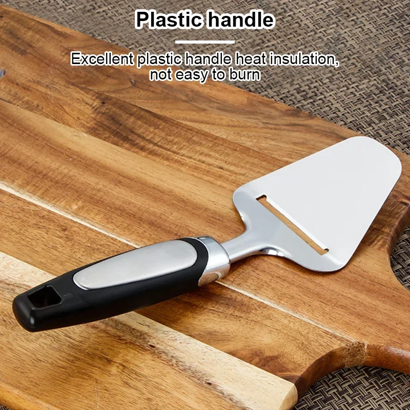 Stainless Steel Heavy Duty Cheese Shaver Shovel Multi-Function Plane Server for Soft Semi-Hard Hard Cheeses Kitche cheese slicer cheese cutlery