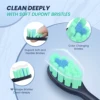 Sejoy JS10-1 Electric Sonic Toothbrush with 10 pcs Replacement Heads Rechargeable Waterproof Electronic Tooth Brushes 4