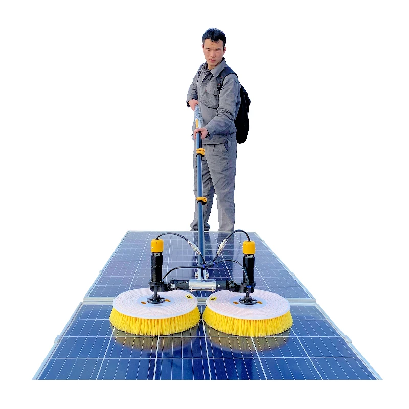 

Manufacturer water robot Solar Panel Cleaning brush hot selling solar cleaner supplier Sunnysmiler