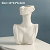 Woman Body Model Vase Nordic Style Ceramic Modern Body Art Vase Home Decor Creative Flower Pot Living Room Decoration Vases 5