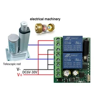 DC 6-30V AC 85-250V 433MHz RF Wireless Remote Control Switch 2 Channels Relay Receiver Control Garage Door Motor Curtain Light - Image 4