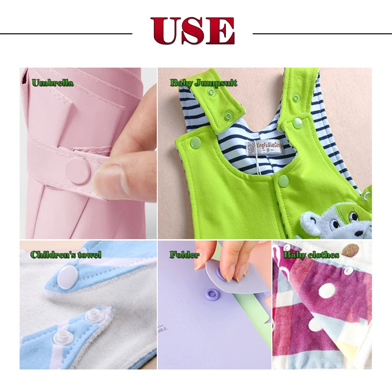 Plastic Resin Snap Button Press Stud Cloth Button, Environmental Fastener, Snap Pliers, T5, Hearts and Stars, 20 Set 5