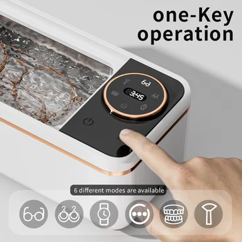 Ultrasonic 55KHZ Cleaning Machine Soundwave Technology Deep Cleaning Appliance for Glasses Dentures Jewelry Makeup Brushes 1