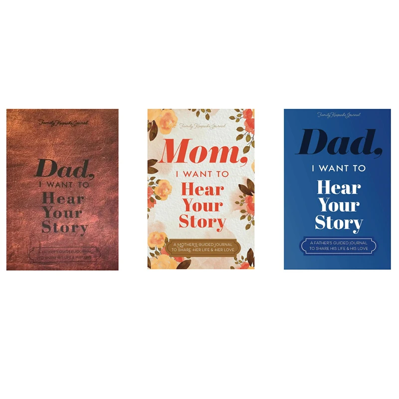 Student Notebook Bullet Journal Notebook Dad/Mom I Want To Hear Your Story Journal A Father's Guided Journal Multipurpose Book Portable Notebook for School Parents