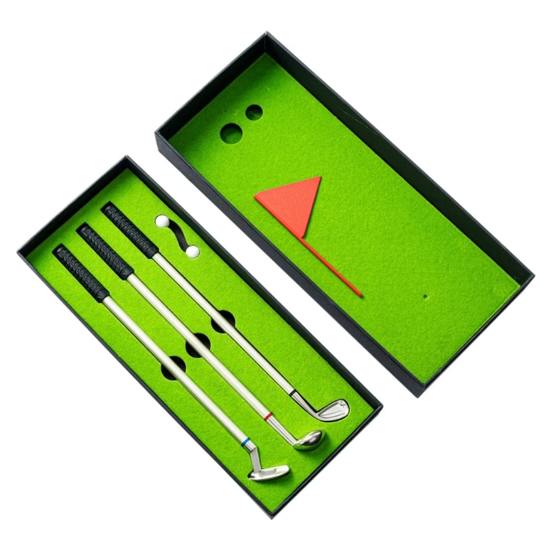 

Golf Ballpoint Pen Set Mini Desktop Creative Gift Funny Sports Ergonomic Pen 40JB