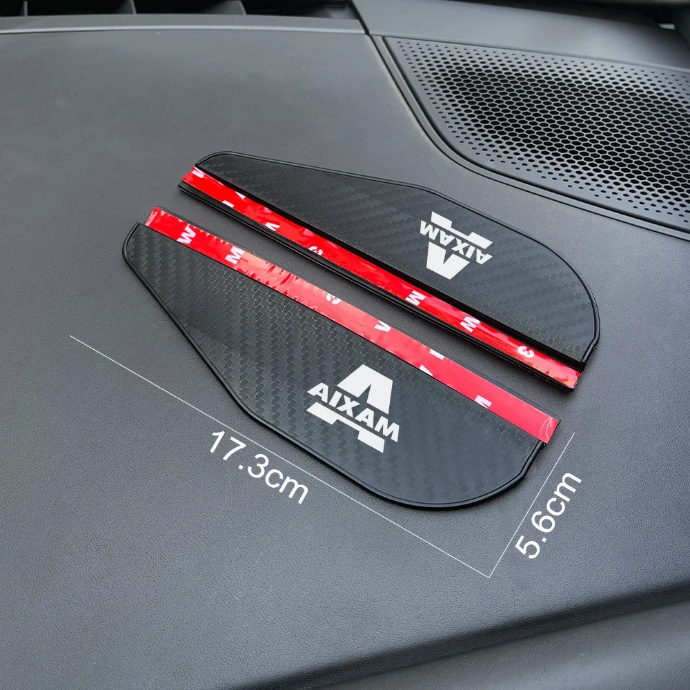 Car Rain Eyebrow Cover Auto Accessories For Aixam Minauto Mega EAixam 400 Gto Crossline Evo City Coupe Gti Crossover 500 Scouty rearview mirror rain eyebrow