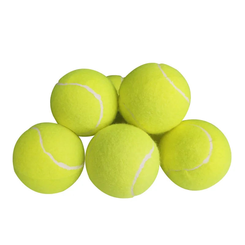 Tennis Balls 1PCS Sports Professional Training Rubber High Elasticity Durable Training Ball for Club School Competition Outdoor