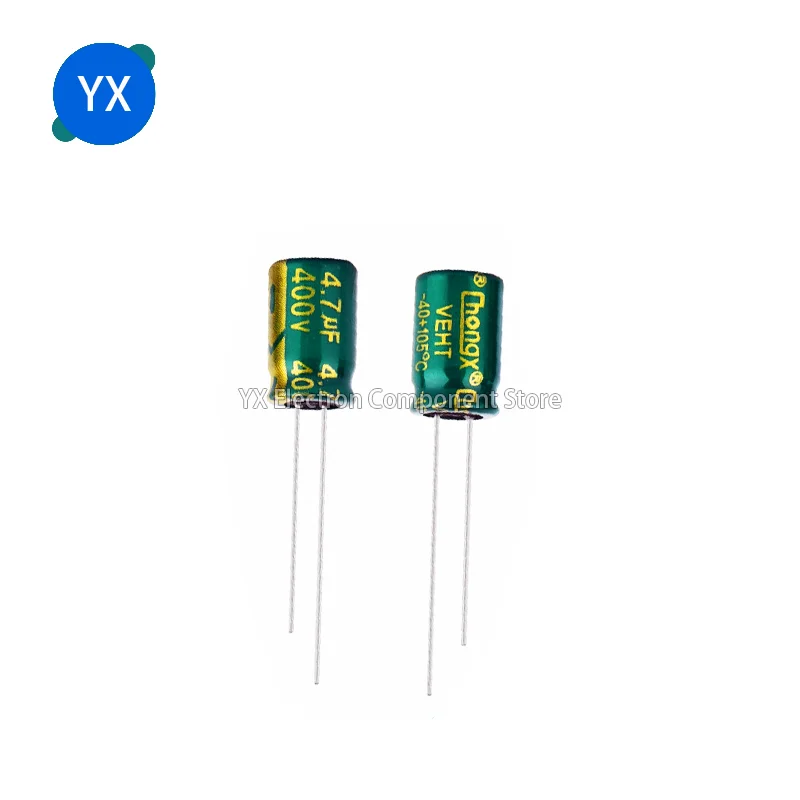 500pcs Electrolytic Capacitor 400v 4.7uf 400v4.7uf 4.7uf High Frequency