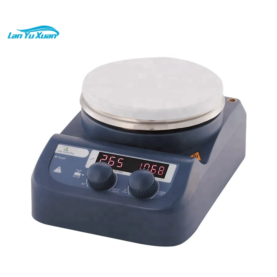 550C LED Hotplate Magnetic Stirrer With Heating Plate Liquid Mixer Lab Stirrers  Chemistry Equipment  Stir Bar