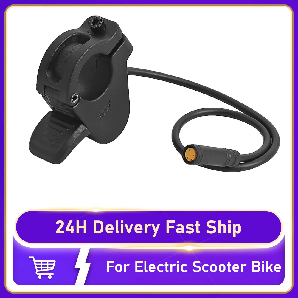 3PIN Weibliche Geschwindigkeit Control Beschleuniger 300X Ebike Daumen-drossel für 12V 24V 36V 48V 60V 72V Elektrische Fahrrad Gas Teile