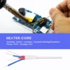 2Pcs A1321 Ceramic Heating Elements 24V 50W Heater Core for HAKKO 936 937 8586 Soldering Iron Saike Soldering Station 6