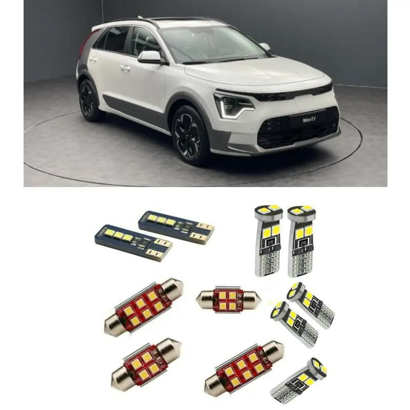 

10x технические фонари для Kia niro ev 2022 автомобильные товары автомобильные аксессуары лампы для номерного знака Лампы для карт лампы для помещений