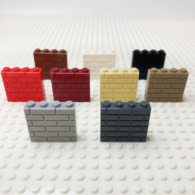 120Pcs Building Block Simulation City Wall Brick Building Block Model Building Accessories Castle Construction Children's Toys 4