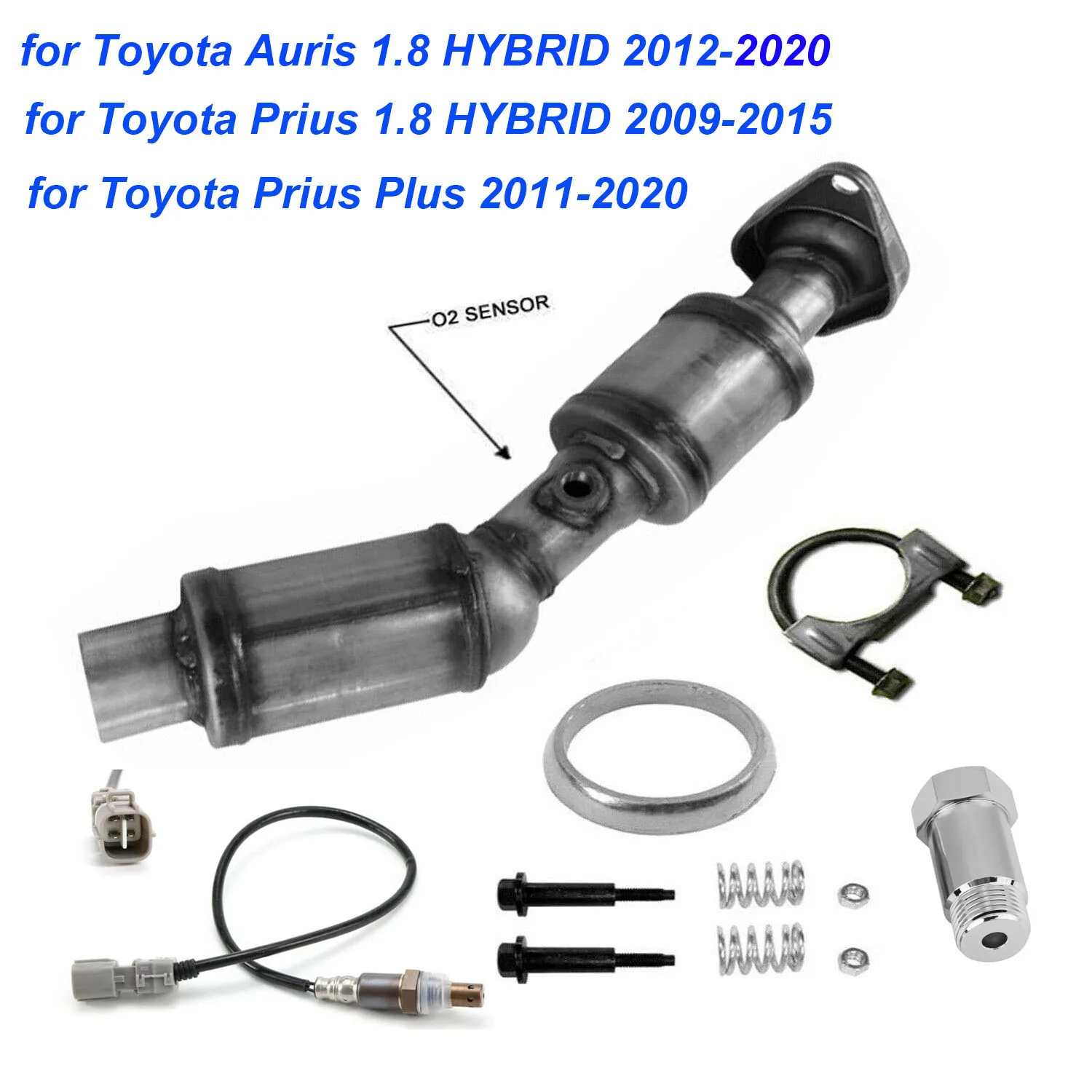 For Toyota Prius 2009 2010 2011 2012 2013 2014 2015 1.8 Catalytic