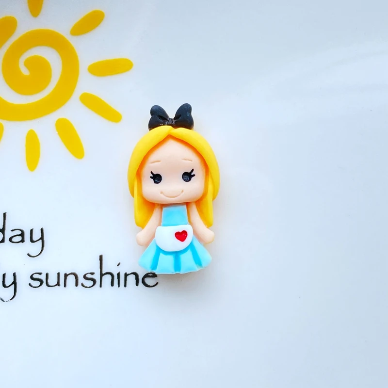 Resin Mini Cartoon Princess Embellishments 10Pcs for DIY