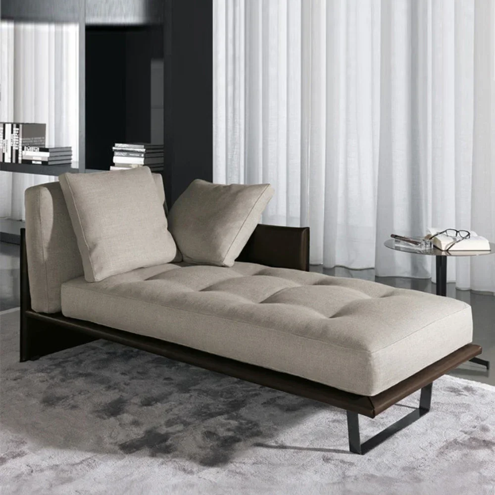 Chaise Longue Divano Singolo Beauty Bed Concubine Flat Living Room Toffee Chair