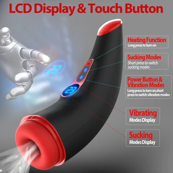 Automatic Male Masturbator Sucking Machine Vibrating Heating Men Masturbation Goods Blowjob Adult Supplies Sex Toy for Men