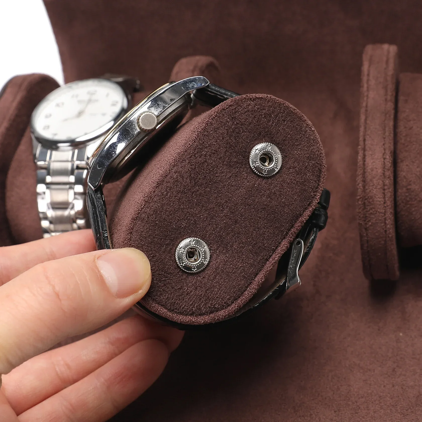 Watch Storage Box 1/2/3 Slots Genuine Leather Personalized Customization