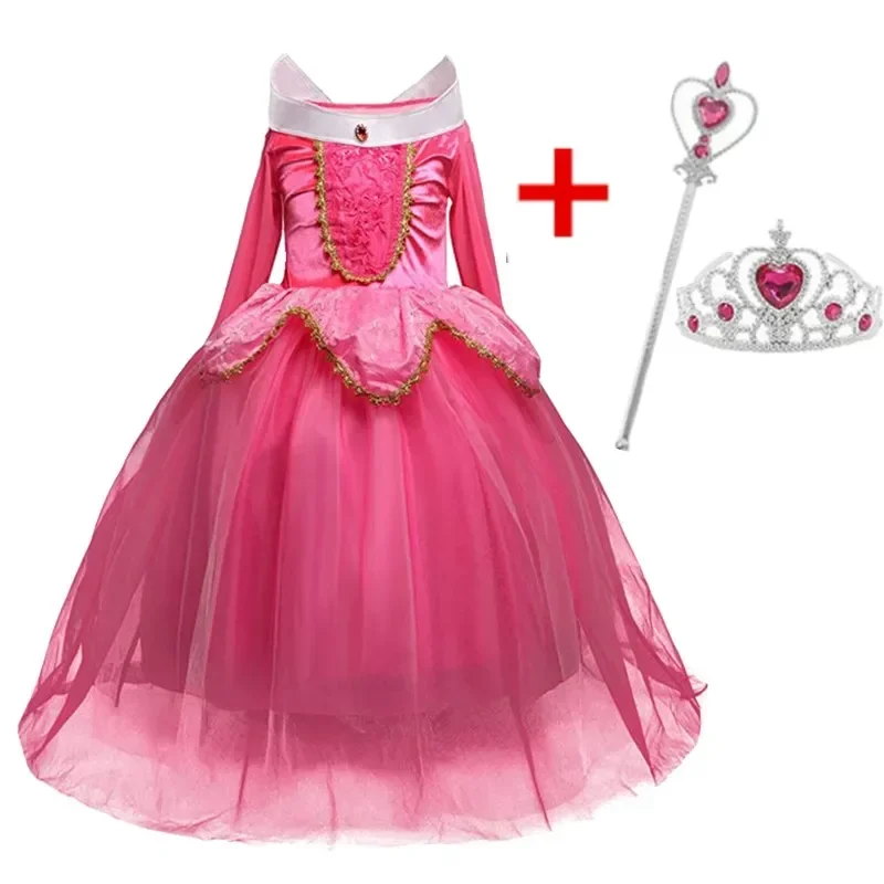 Movie Events Costume for Girls Party Dress Fantasia Kids Princess Cosplay Dresses Halloween Carnival Disfraz Dress Up