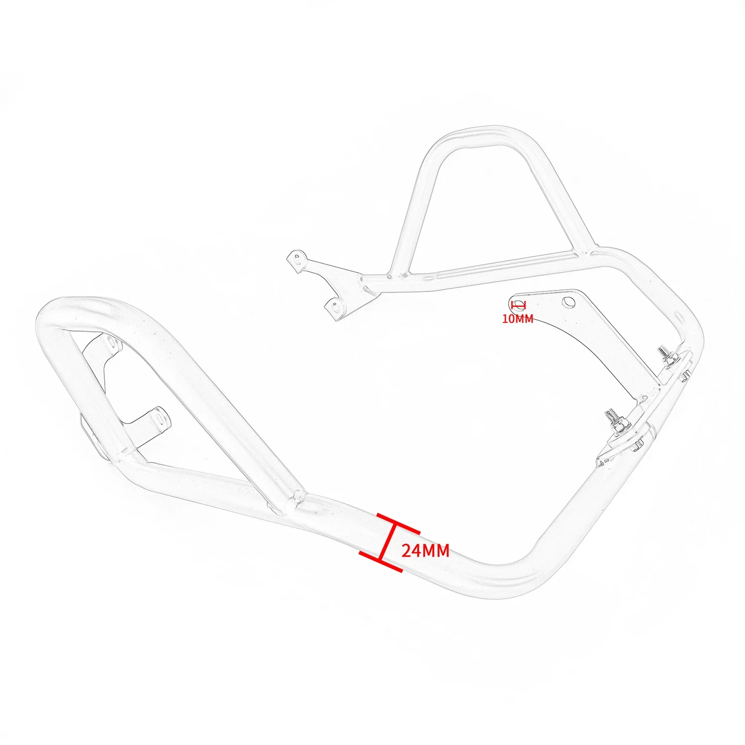 Barre Di Protezione Per Motociclo Kawasaki Versys 650 2022-2024 - Anticaduta In Acciaio - Foto 3