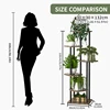 Plant Stand and Flower Stand Storage Shelf 4/5/6 Tier Flower Shelf Planter Rack Storage Organizer Display Indoor Garden Balcony 4
