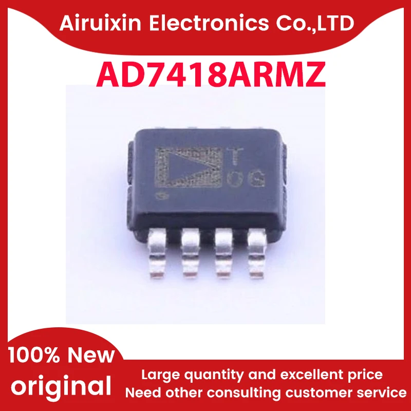 

100% новый и оригинальный AD7418ARMZ MSOP8 1 шт./лот