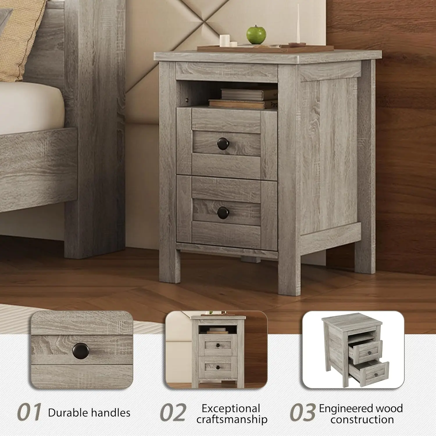 Farmhouse Bedroom Furniture Set 6