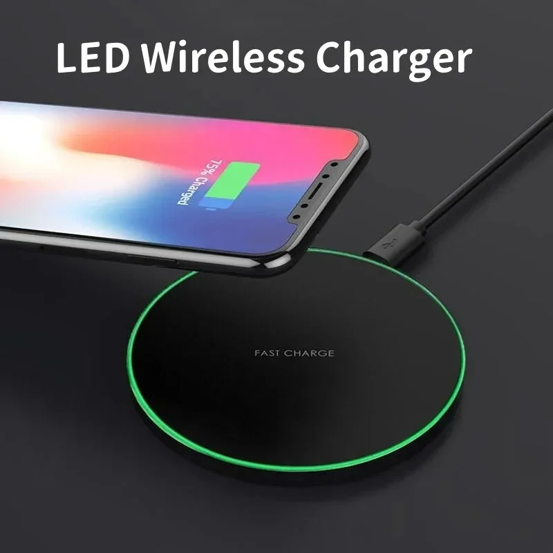 30W Wireless Fast Charging Charger Pad For iPhone 17 16 15 14 13 12 Pro Max Samsung S23 S22 Xiaomi Huawei Induction Dock Station