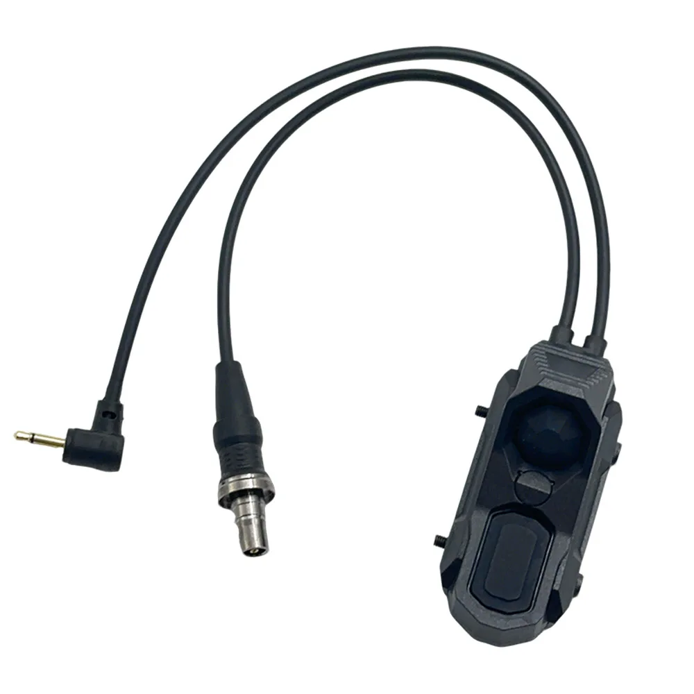 Tactical AXON Remote In-Line Dual Function Pressure Switch Flashlight PEQ NGAL Laser Pushbutton SF/2.5///Crane Plugs