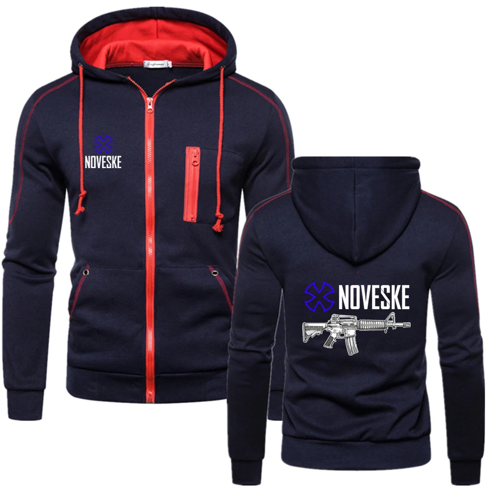 Windproof Hoodie Coat for Men Spring Autumn