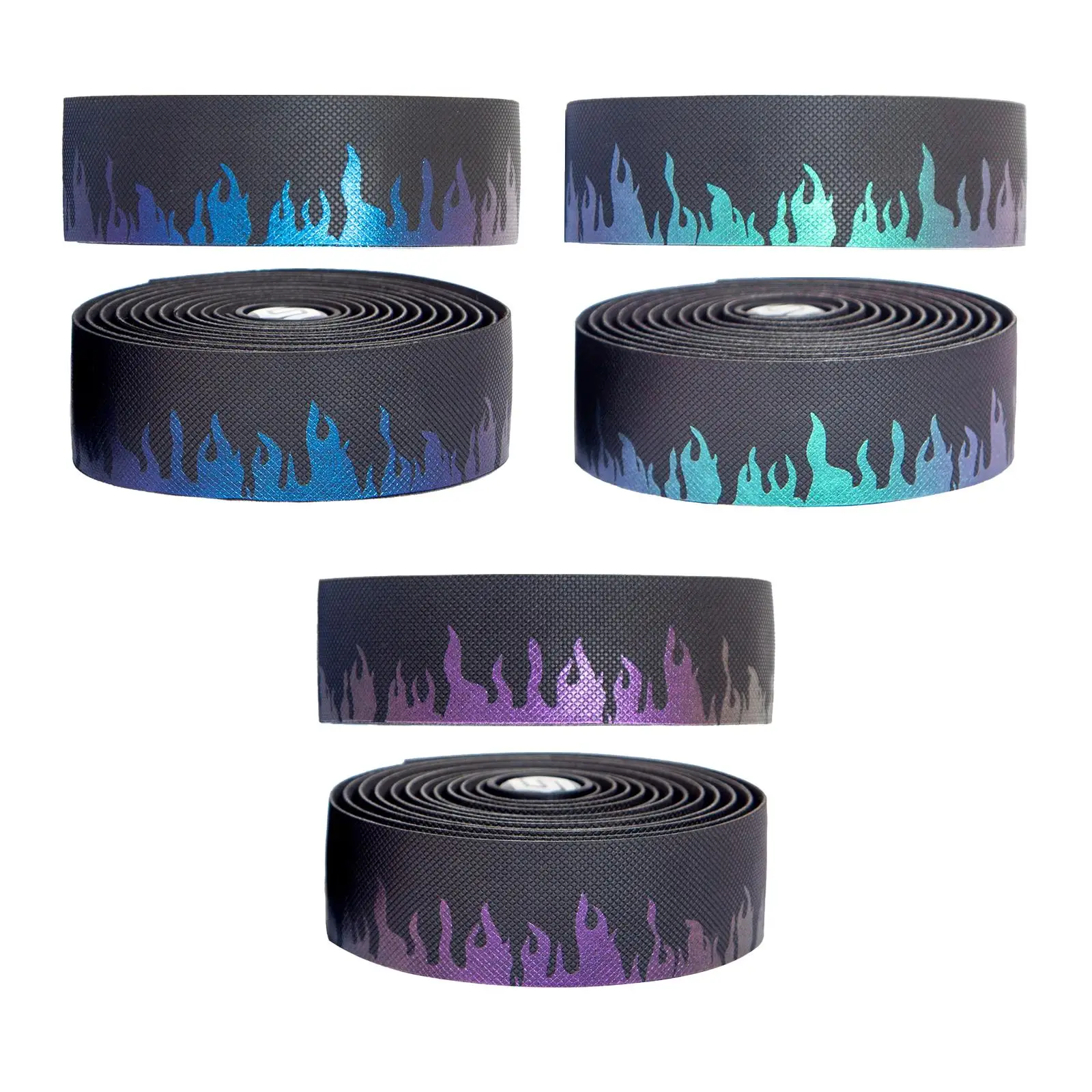 2x Road Bike Handlebar Tapes, Cycling Handle Wraps Anti Slip EVA PU Breathable