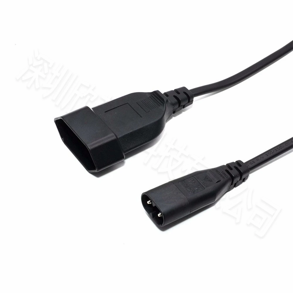 IEC320 C8 -  CEE7/16 ܼƮ     ̺, PDU UPS 25cm 2.5A 0.75MM  ̺, 1 