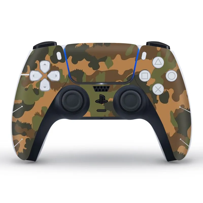 Protective Decal Skin For PS5 Accessories Camouflage Sticker For PS5 Gamepad for Sony PlayStation 5 Controllers