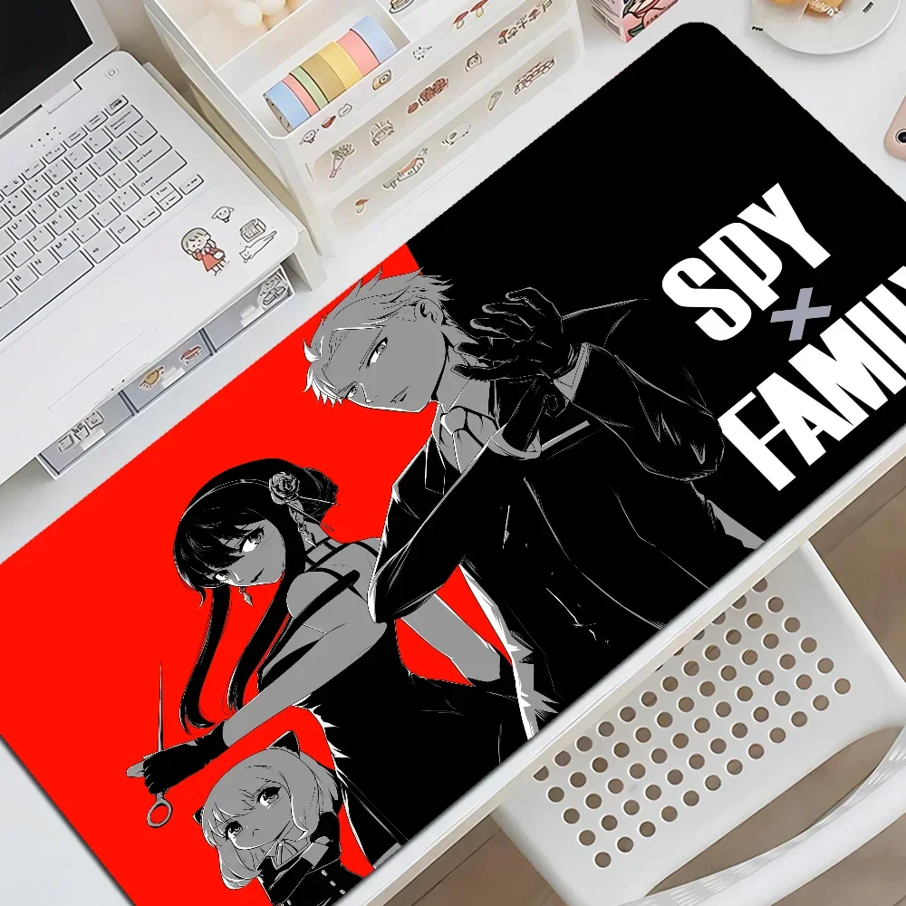 Spy x Family 80x30cm XL Lockedge Office Computer Desk Mat Table Keyboard Big Mouse Pad Laptop Cushion Non-slip  Bedroom 2