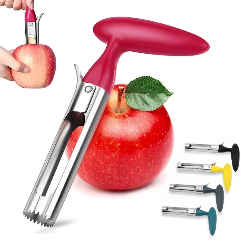 Premium Apple Corer Remover Stainless Steel Apple Pears Seed Core Tool Fruit Cutter Seeder Slicer Knife Kitchen Vegetable Tools 1