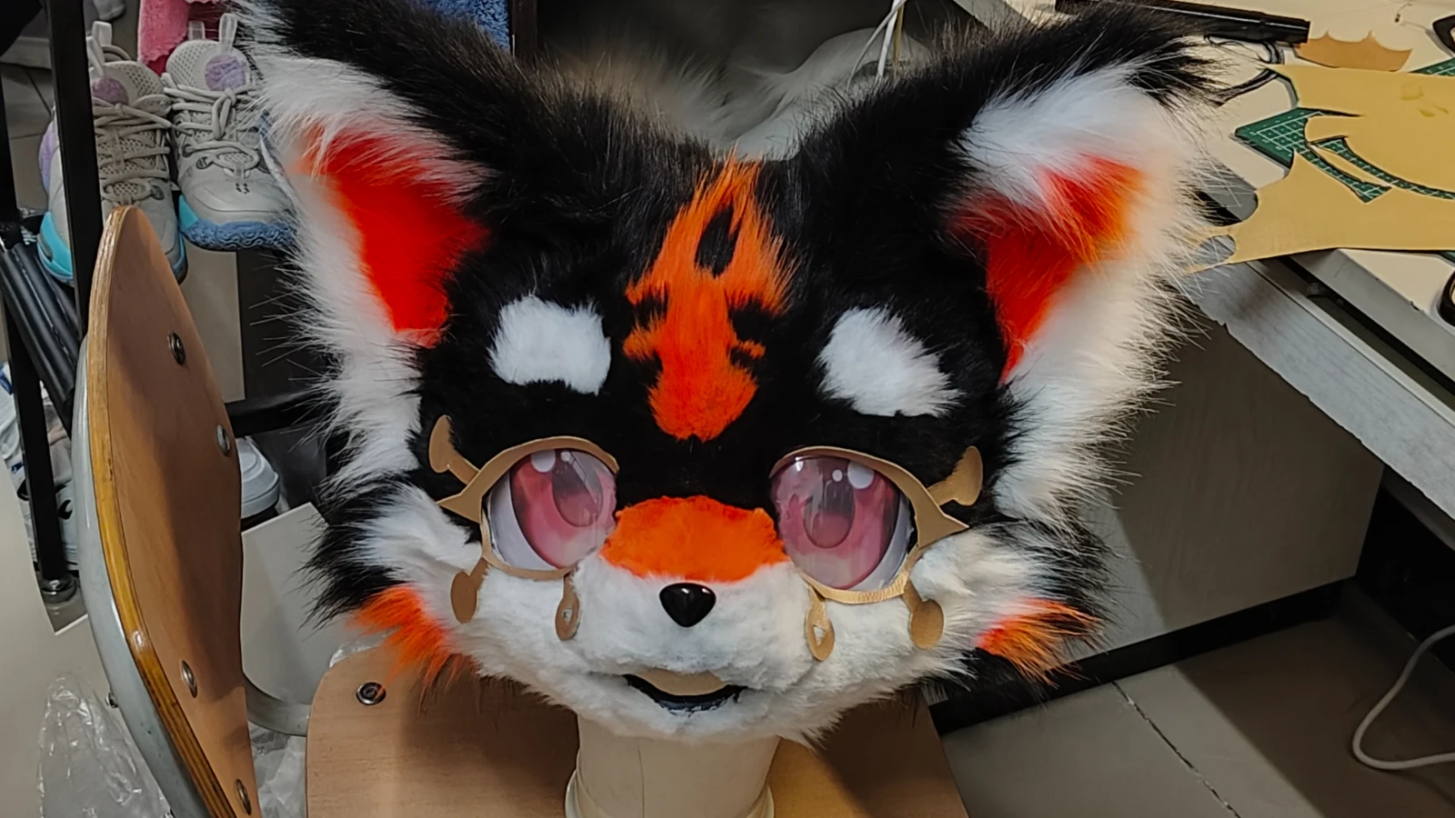 Description Picture 2 of item25x45cm/pcs 8cm Pile Length Soft Plush Fabric For Sewing 100% Polyester Plush Doll Diy Handmade Hair Fabric Fursuit Fur Fabric