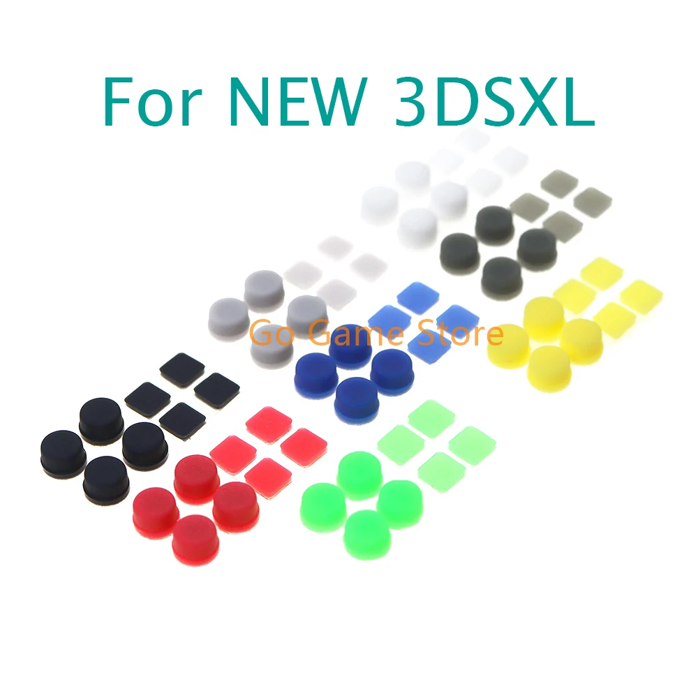 50 Zestawów Śrub Pokrywa Wtyczki Ochrona Od Pyłu Gumowa Zatyczka Nowe Górne I Dolne Podkładki Gumowe Dla Nowych 3Dsll/New 3Ds Xl