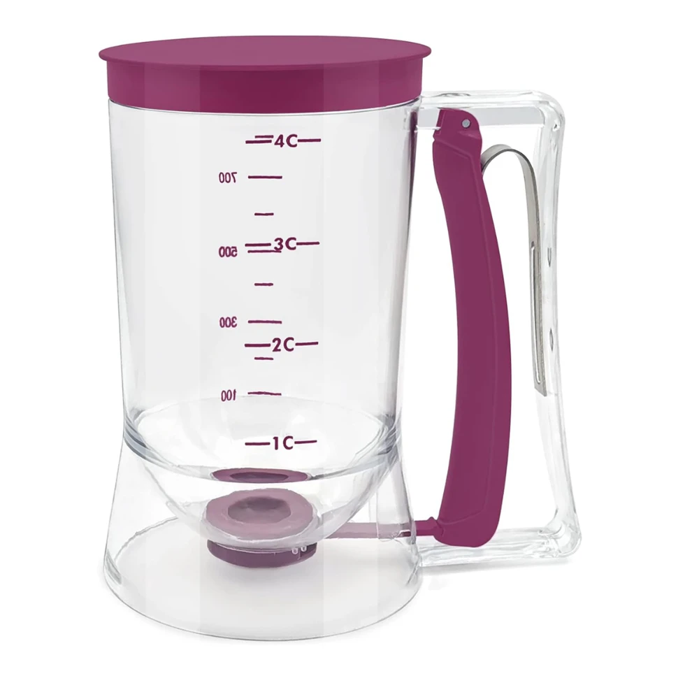 Batter Dispenser Baking Supply Pancake Batter Dispenser Batter Separator Bakeware Kitchen Tool for Pancakes Cupcake Waffle Muffin Mix Crepe Cake