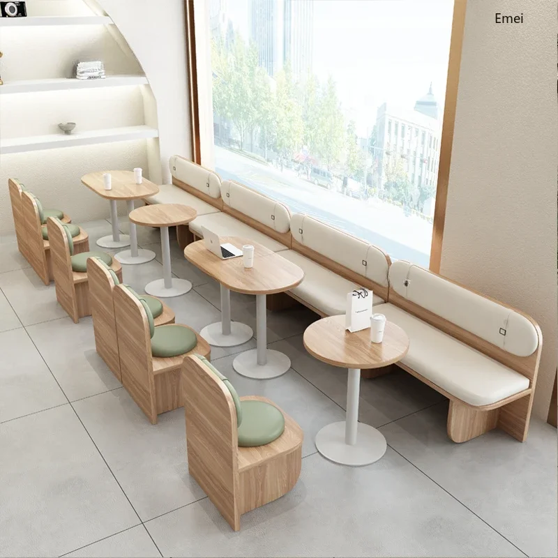 Milk Tea Shop Coffee Shop Dessert Deck Sofa Library Rest Area Negotiation Small Sofa
